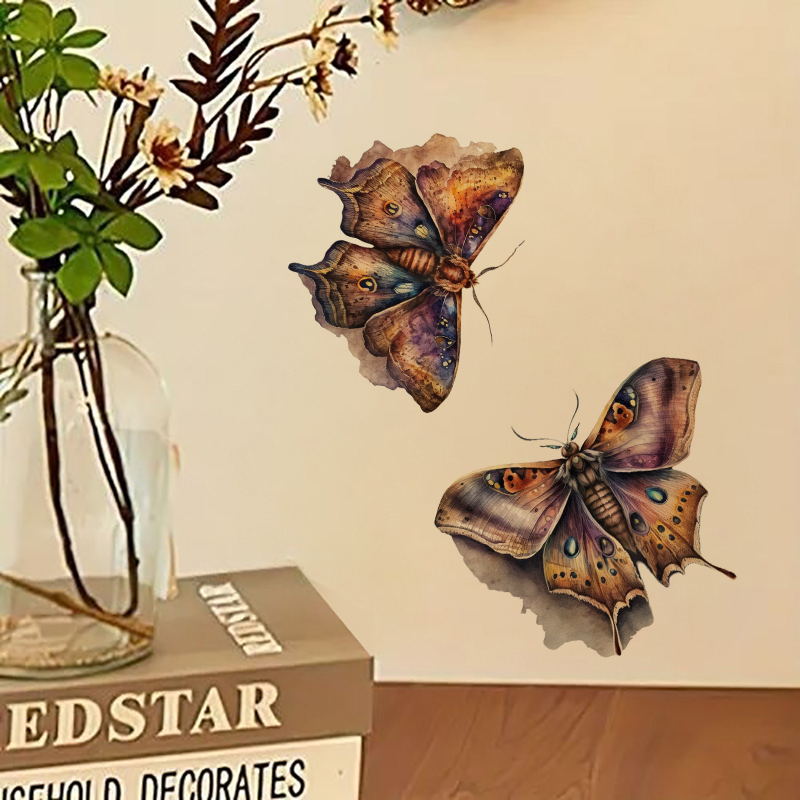 Beautiful Gothic Moth Sticker, - Home Bathroom Tiles reseña y precio