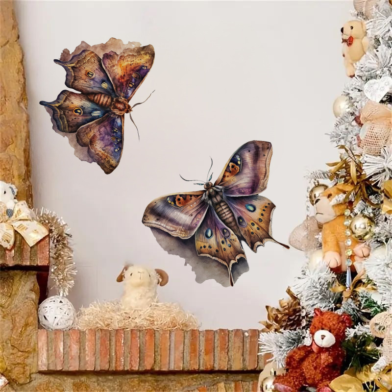 Beautiful Gothic Moth Sticker, - Home Bathroom Tiles reseña y precio