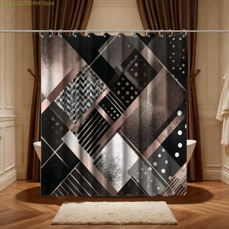 Modern Geometric Abstract Show - Home Bathroom Ideas reseña y precio