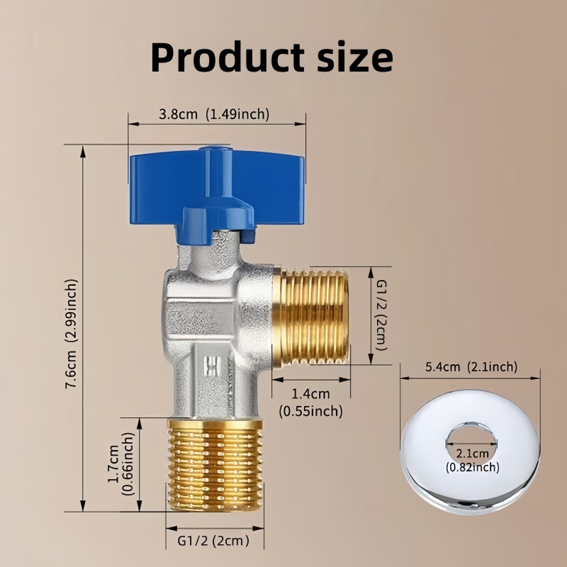 Large Flow Bathroom Brass Angl - Home Bathroom Water Heater reseña y precio