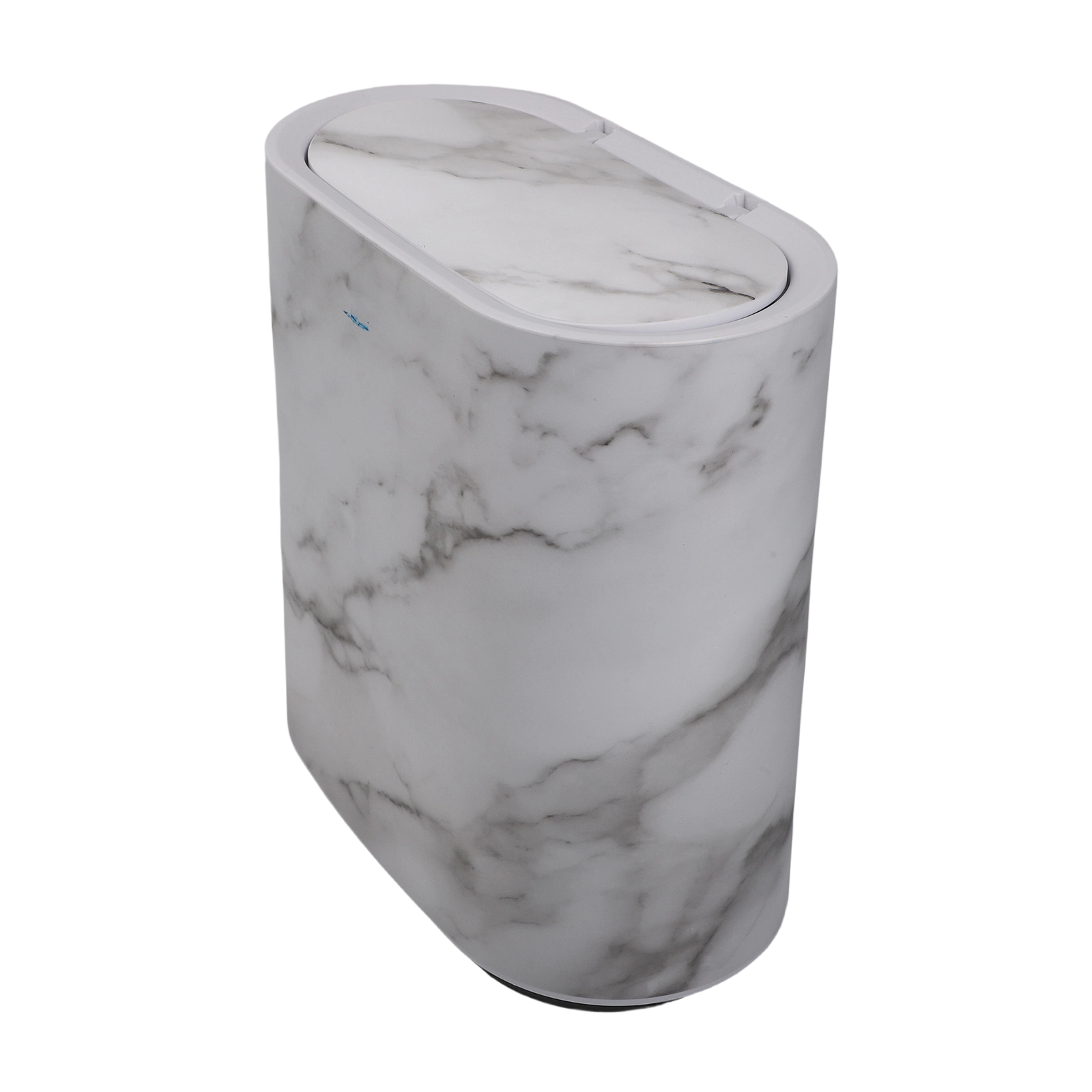 Marble Pattern Slim Trash Can  - Home Bathroom Trash Can reseña y precio