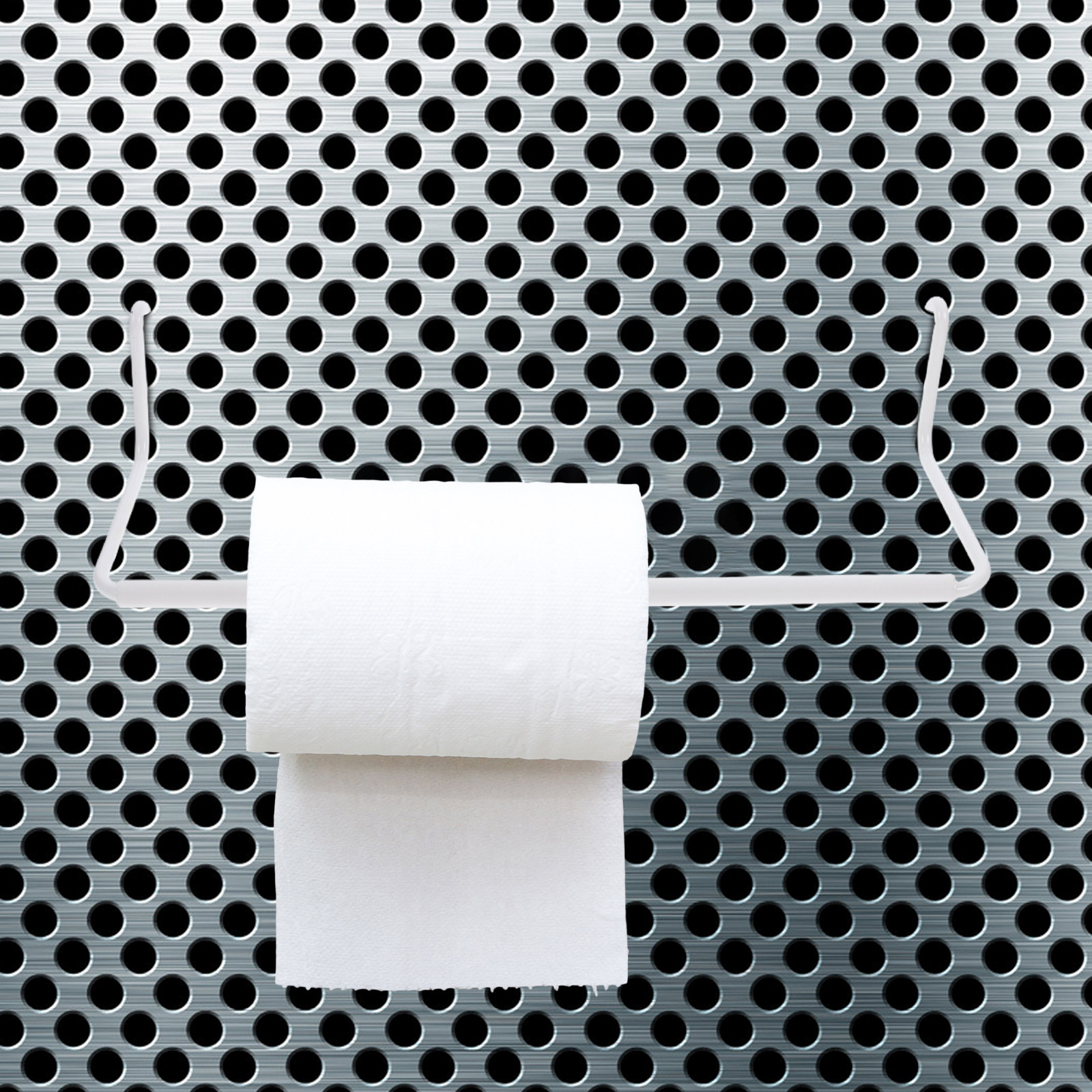 2Pcs Stainless Steel Pegboard  - Home Bathroom Paper Towel Holder reseña y precio