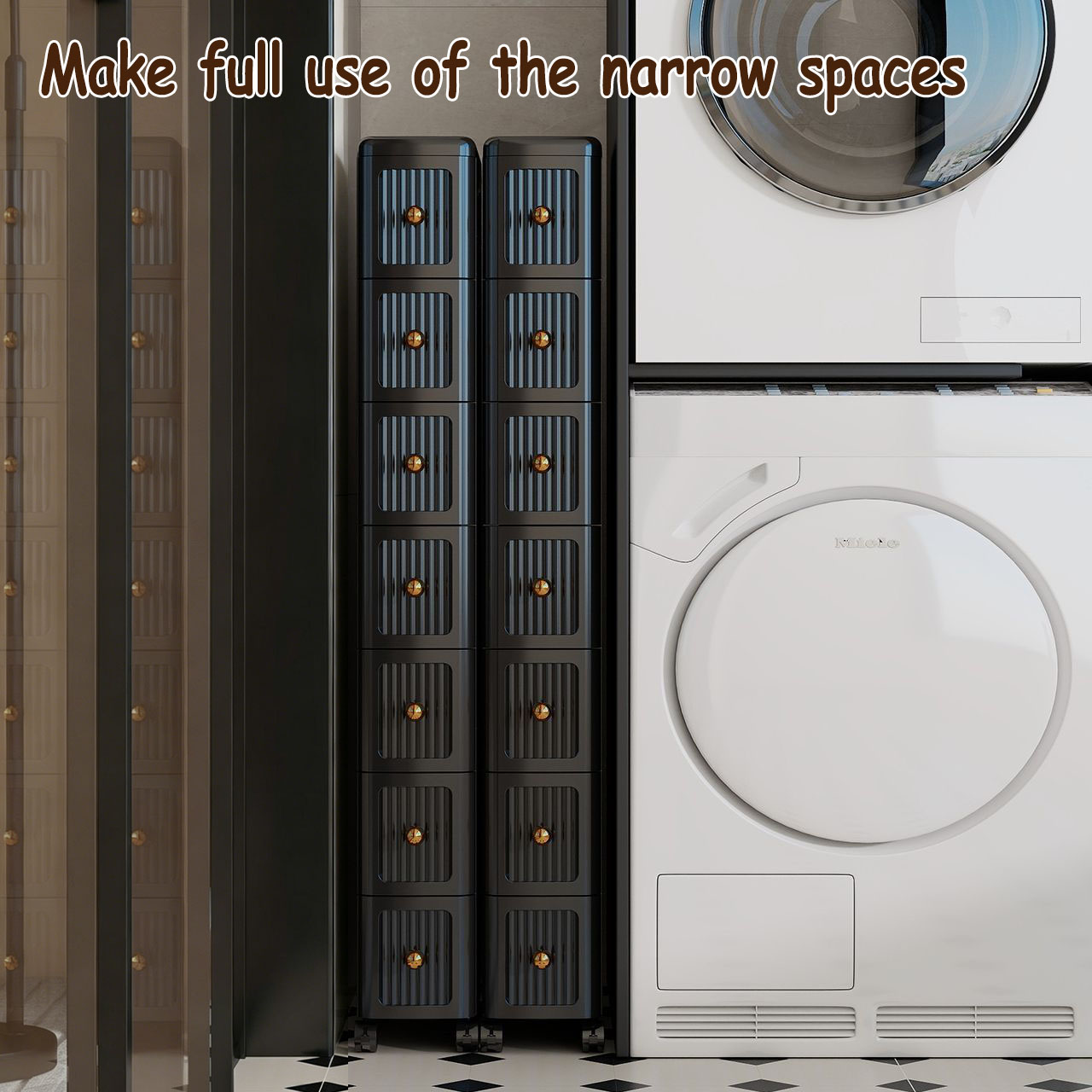 15CM Narrow Gap Drawer Storage - Home Goods Bathroom Storage reseña y precio