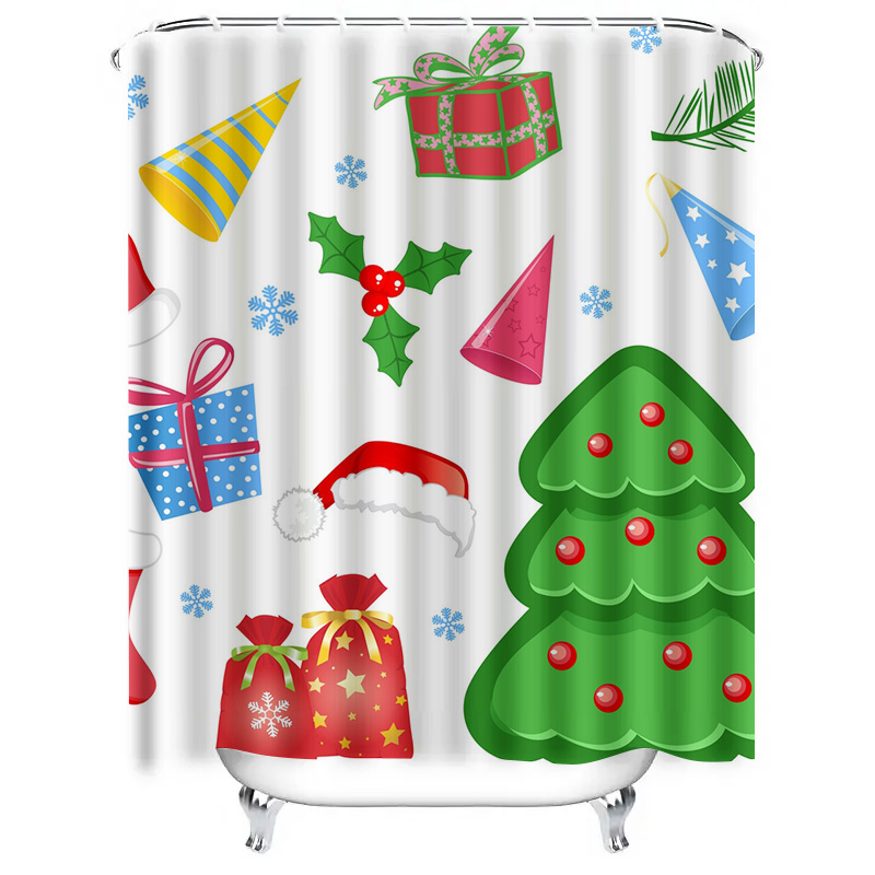 TU Shower Curtain Christmas Fo - Home Bathroom Ideas reseña y precio