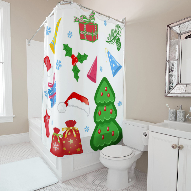 TU Shower Curtain Christmas Fo - Home Bathroom Ideas reseña y precio
