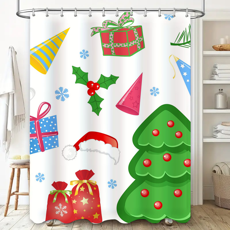 TU Shower Curtain Christmas Fo - Home Bathroom Ideas reseña y precio