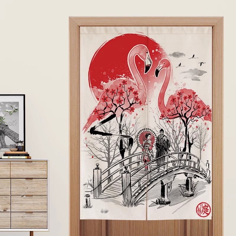 Japanese Style Door Curtain, F - Home Bathroom Fittings reseña y precio