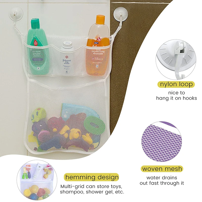 Baby Shower Bath Toys White Ba - Home Goods Bathroom Storage reseña y precio