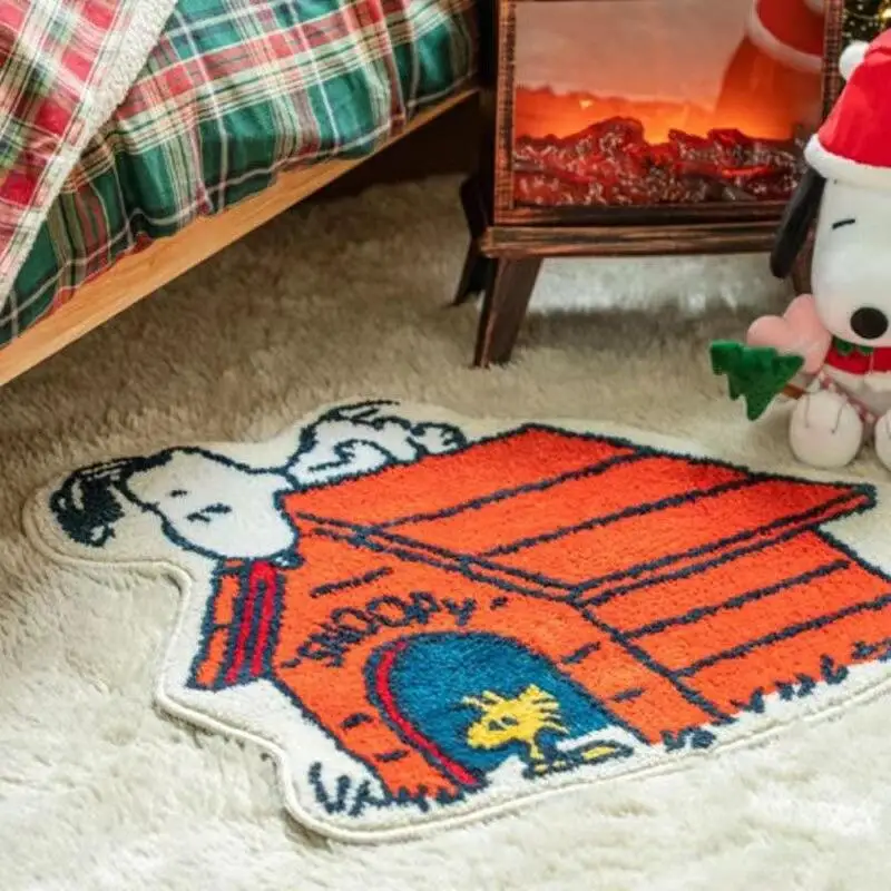 Cute Snoopy Cartoon Floor Mat  - Home Goods Bathroom Mats reseña y precio