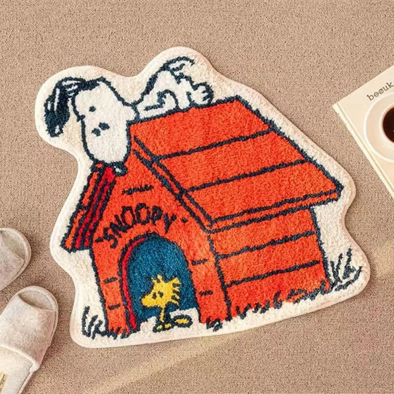 Cute Snoopy Cartoon Floor Mat  - Home Goods Bathroom Mats reseña y precio