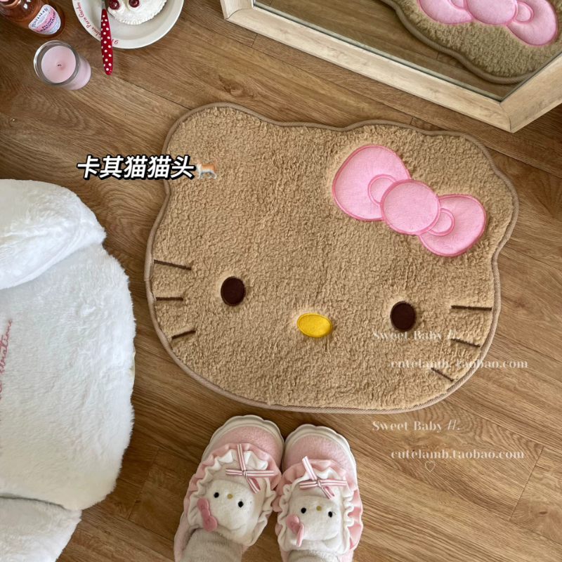 Sanrio Hello Kitty Head Shaped - Home Goods Bathroom Mats reseña y precio