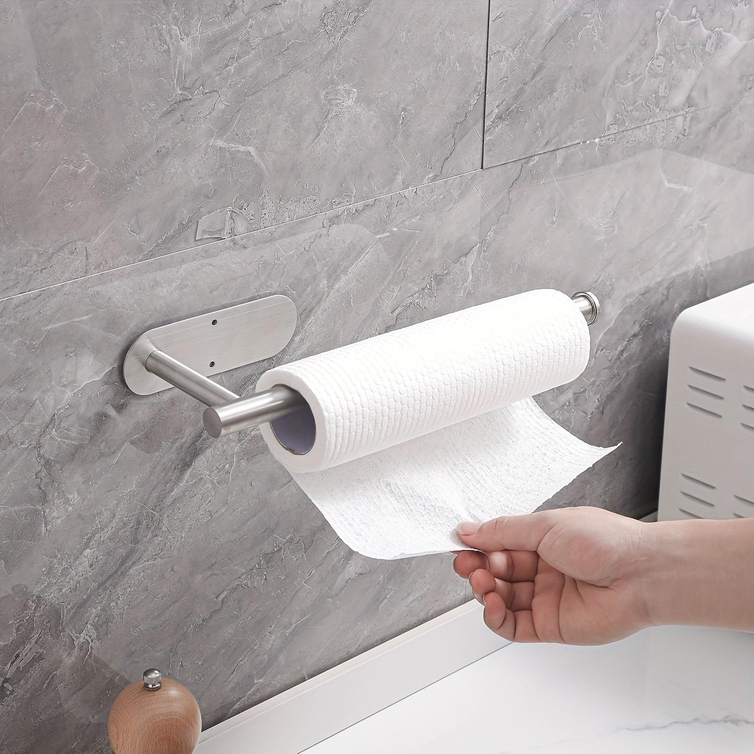 Minimalist Stainless Steel Wal - Home Bathroom Paper Towel Holder reseña y precio