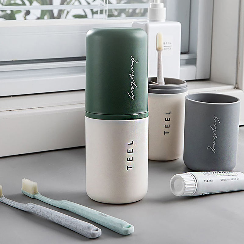 1pc Portable Toothbrush Holder - Home Goods Bathroom Storage reseña y precio