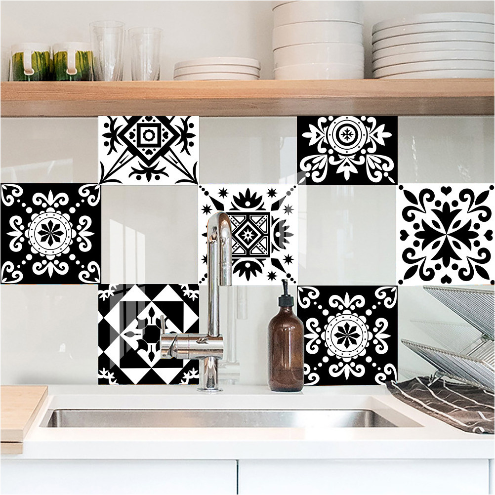 10 Pcs Home Decor Wall Sticker - Home Bathroom Tiles reseña y precio