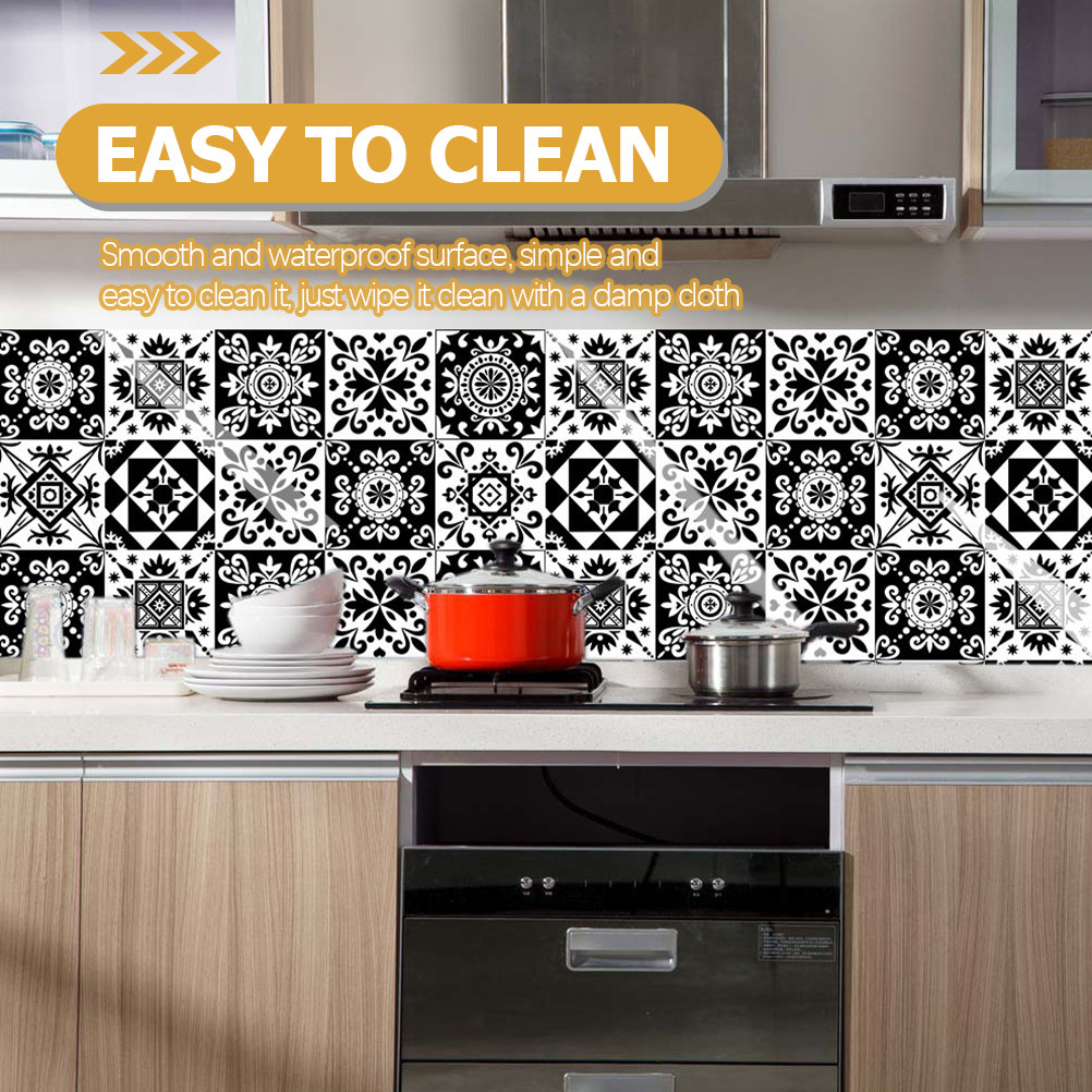 10 Pcs Home Decor Wall Sticker - Home Bathroom Tiles reseña y precio
