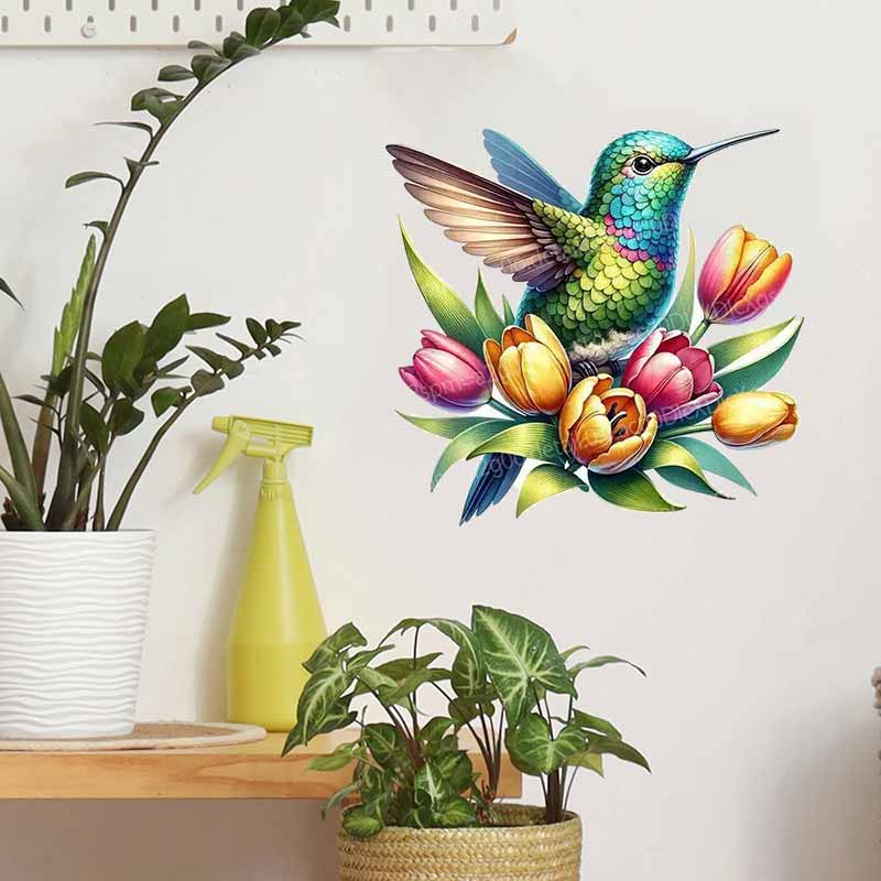 Tropical Hummingbird Flower Wa - Home Bathroom Tiles reseña y precio
