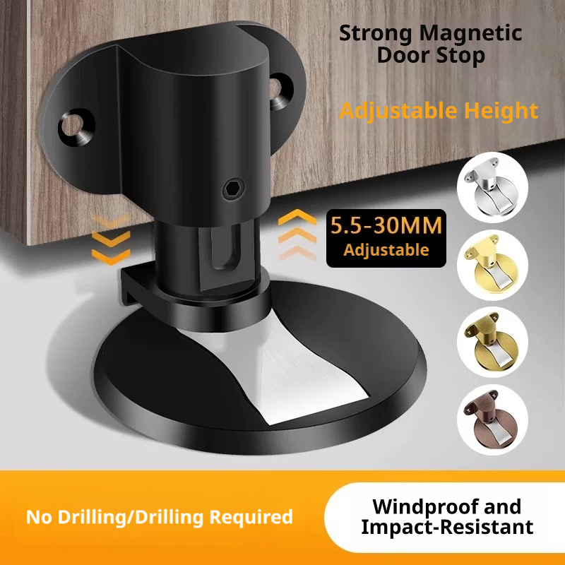 Adjustable Door Stop Punch-fre - Home Bathroom Fittings reseña y precio