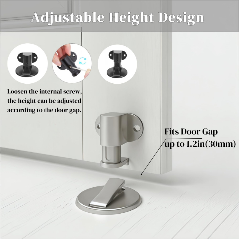 Adjustable Door Stop Punch-fre - Home Bathroom Fittings reseña y precio