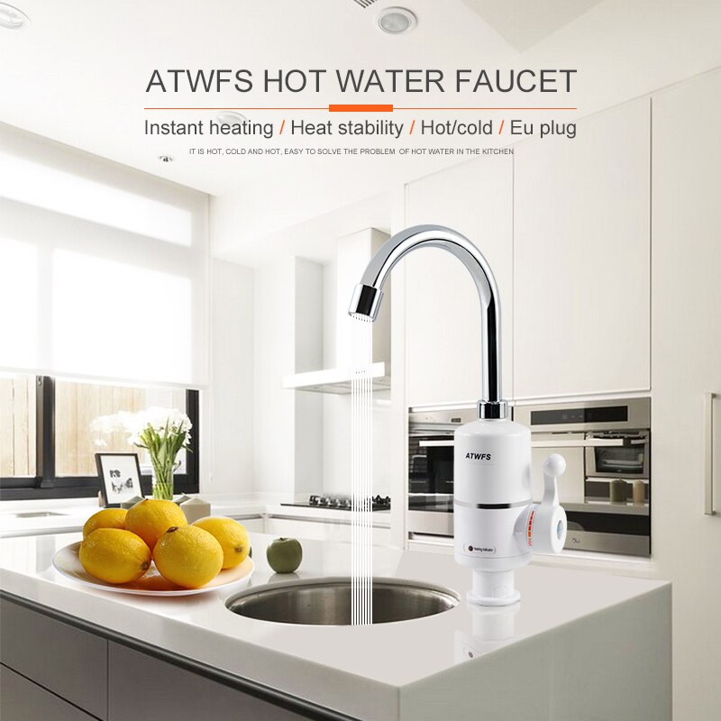 ATWFS Tankless Electric Newest - Home Bathroom Water Heater reseña y precio