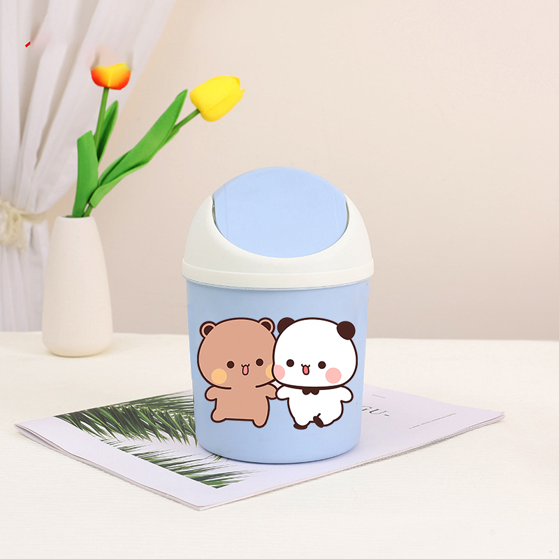 Bubu Dudu Mini Desktop Bin Yie - Home Bathroom Trash Can reseña y precio
