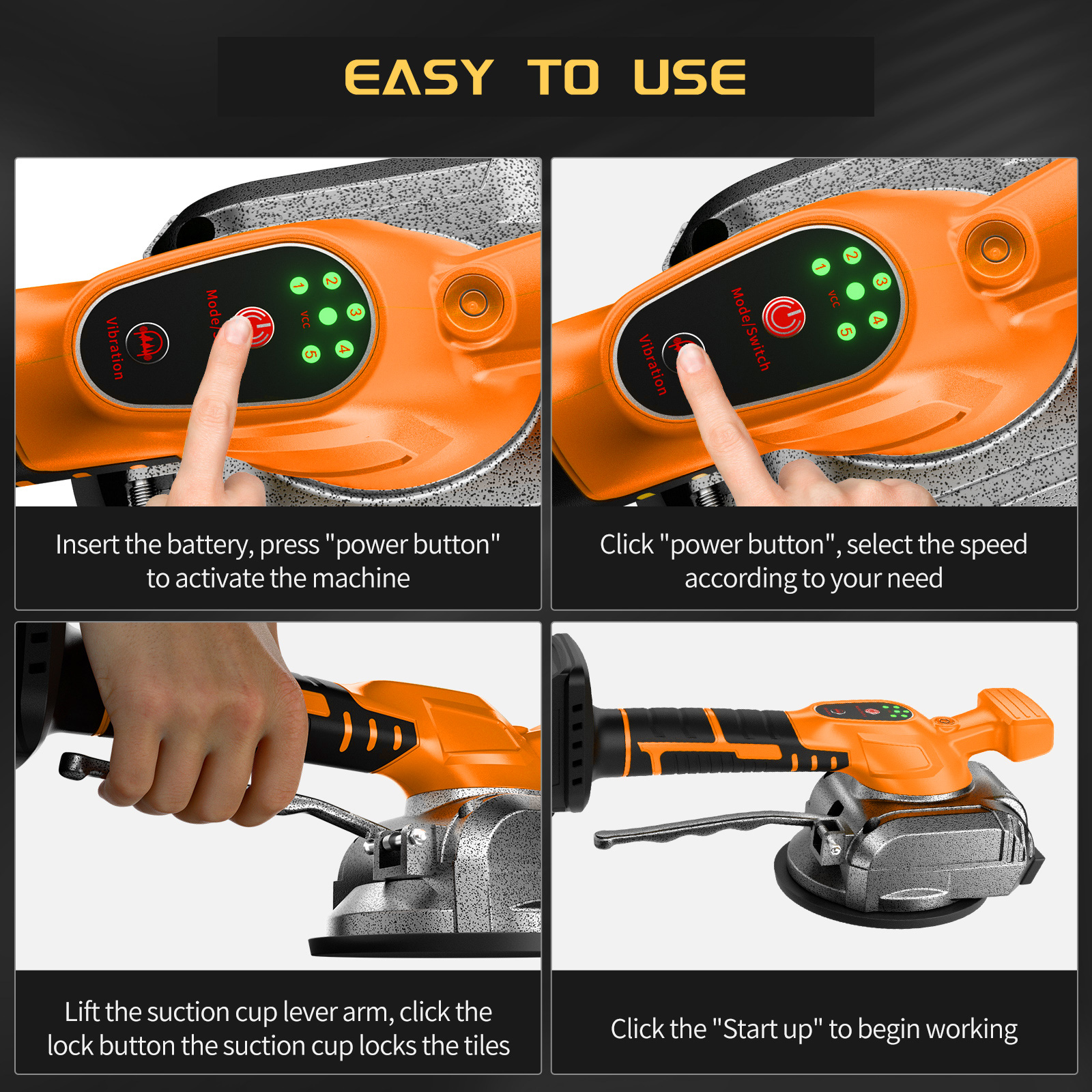 Cordless Tile Vibrating Tool M - Home Bathroom Tiles reseña y precio