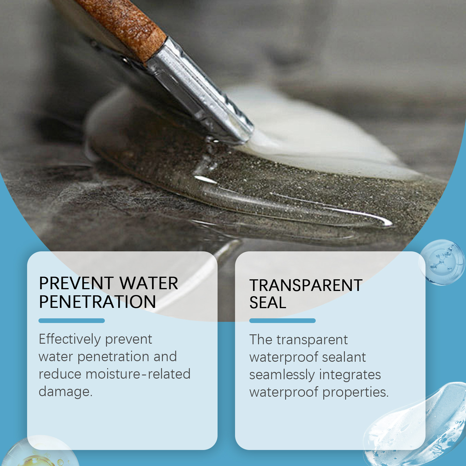 Transparent Waterproof Sealant - Home Bathroom Tiles reseña y precio