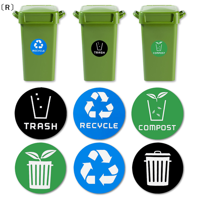 〔R〕6pcs Diameter 10CM PVC Recy - Home Bathroom Trash Can reseña y precio