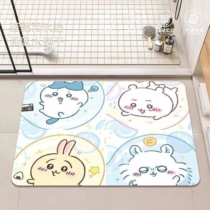 Anime Chiikawa Hachiware Usagi - Home Goods Bathroom Mats reseña y precio