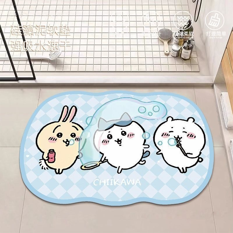 Anime Chiikawa Hachiware Usagi - Home Goods Bathroom Mats reseña y precio