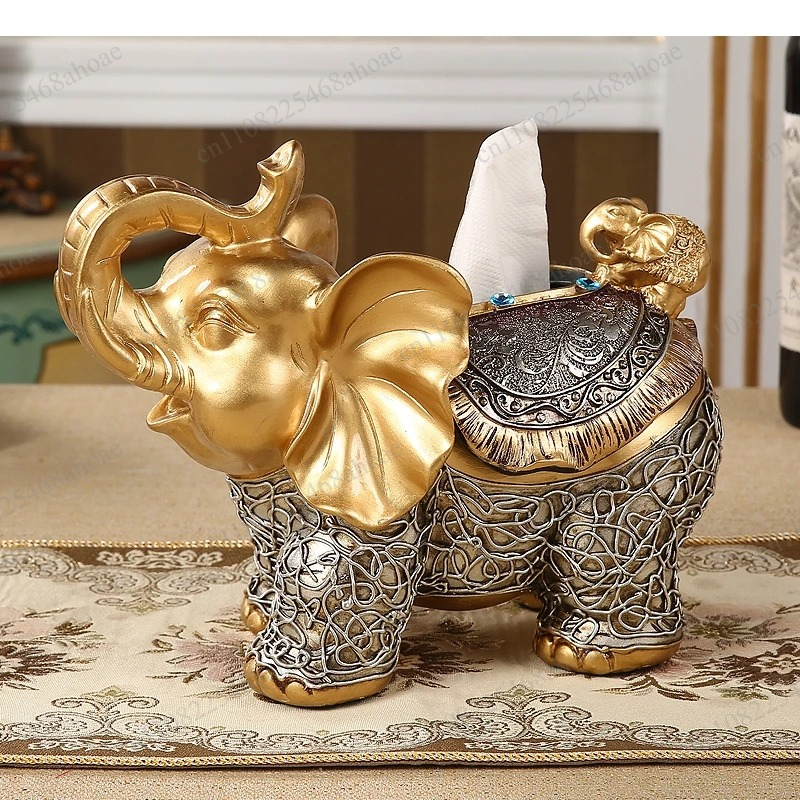 Elephant Shaped Resin Tissue B - Home Bathroom Paper Towel Holder reseña y precio