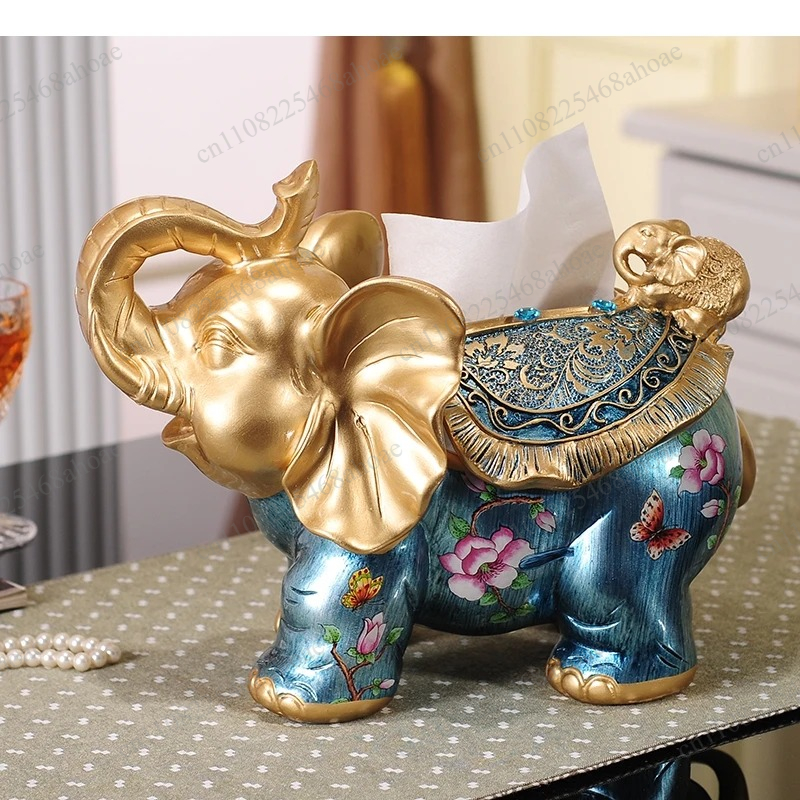 Elephant Shaped Resin Tissue B - Home Bathroom Paper Towel Holder reseña y precio
