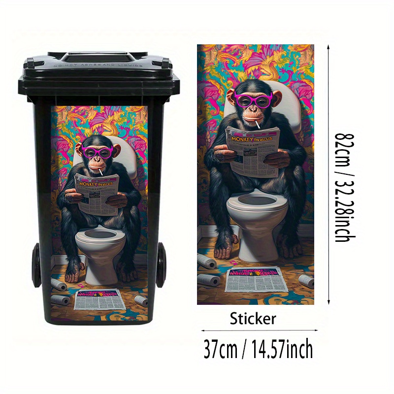 1 Funny Tarsier Trash Can Stic - Home Bathroom Trash Can reseña y precio