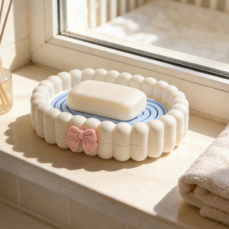 Home Bathroom Drain Soap Box,  - Home Essentials Bathroom Rack reseña y precio