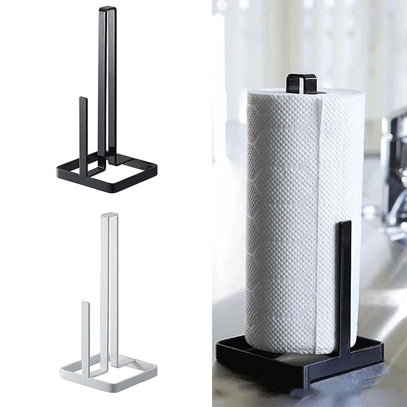 Kitchen Metal Roll Paper Holde - Home Bathroom Paper Towel Holder reseña y precio