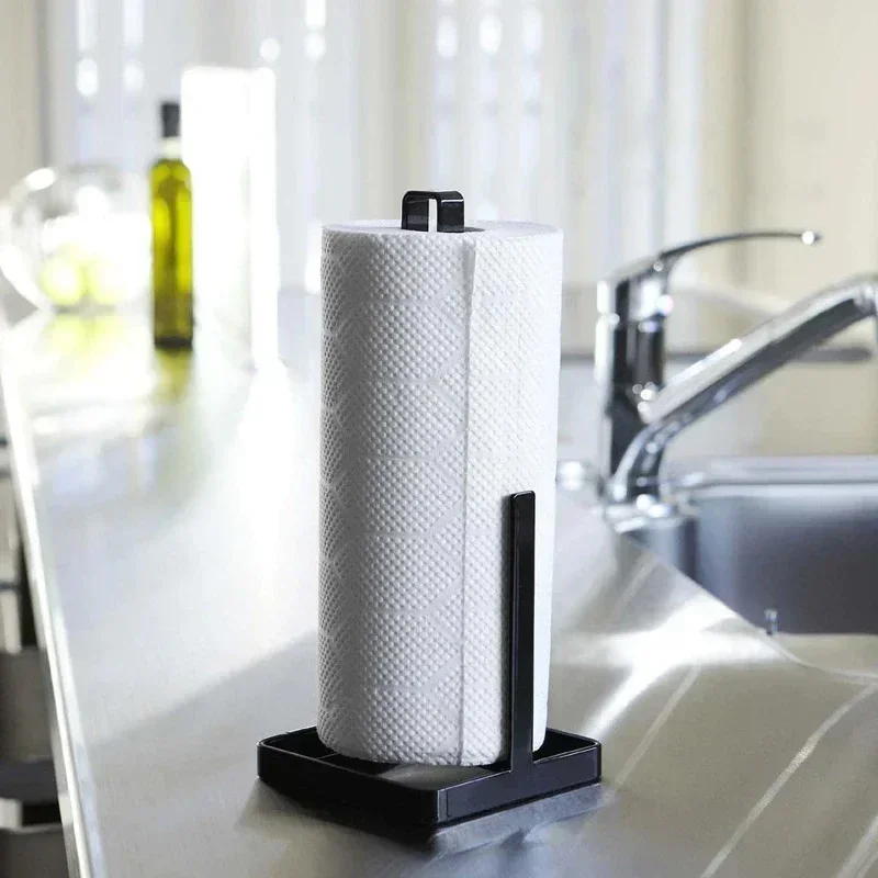 Kitchen Metal Roll Paper Holde - Home Bathroom Paper Towel Holder reseña y precio