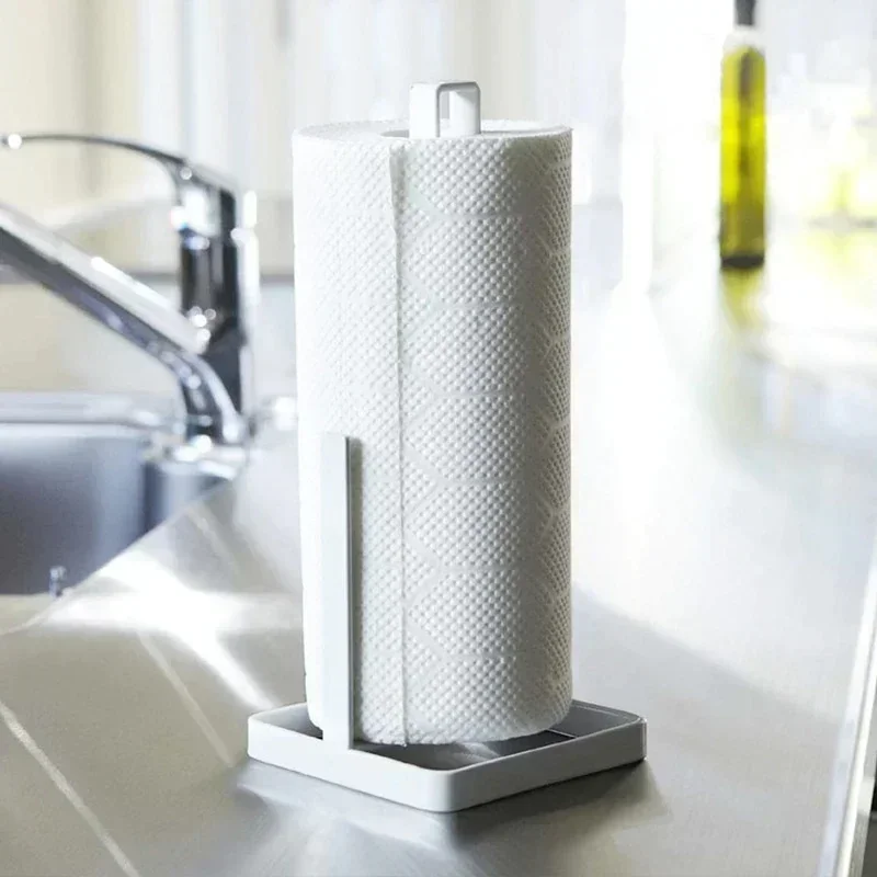 Kitchen Metal Roll Paper Holde - Home Bathroom Paper Towel Holder reseña y precio