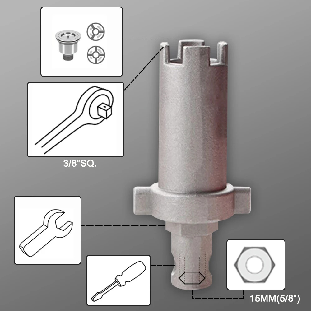 TINSOL Sink Faucet Wrench Anti - Home Bathroom Water Heater reseña y precio