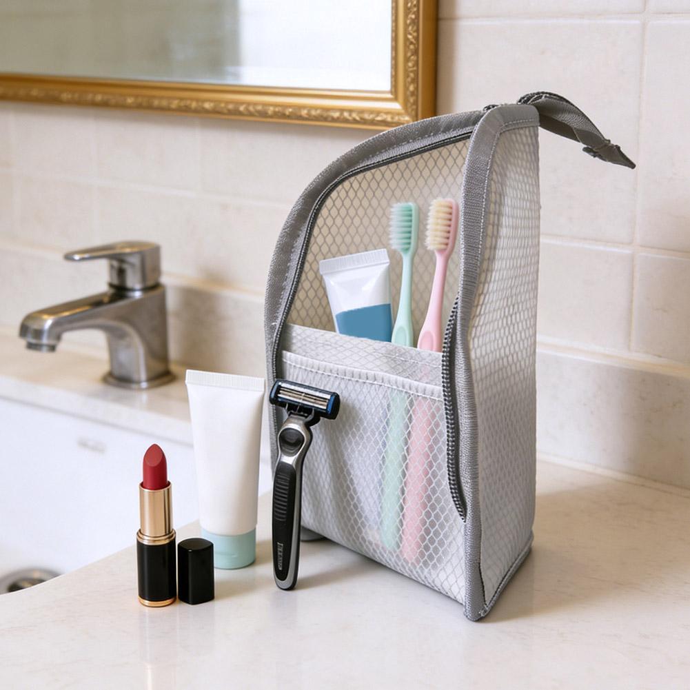 Mesh Travel Toiletry Bag Porta - Home Goods Bathroom Storage reseña y precio