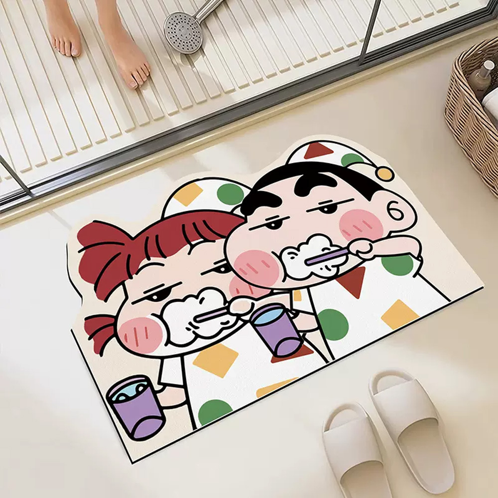 Cute Crayon Xiaoxin Bathroom C - Home Goods Bathroom Mats reseña y precio
