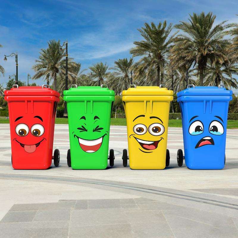 4 Pc Removable Trash Can Stick - Home Bathroom Trash Can reseña y precio