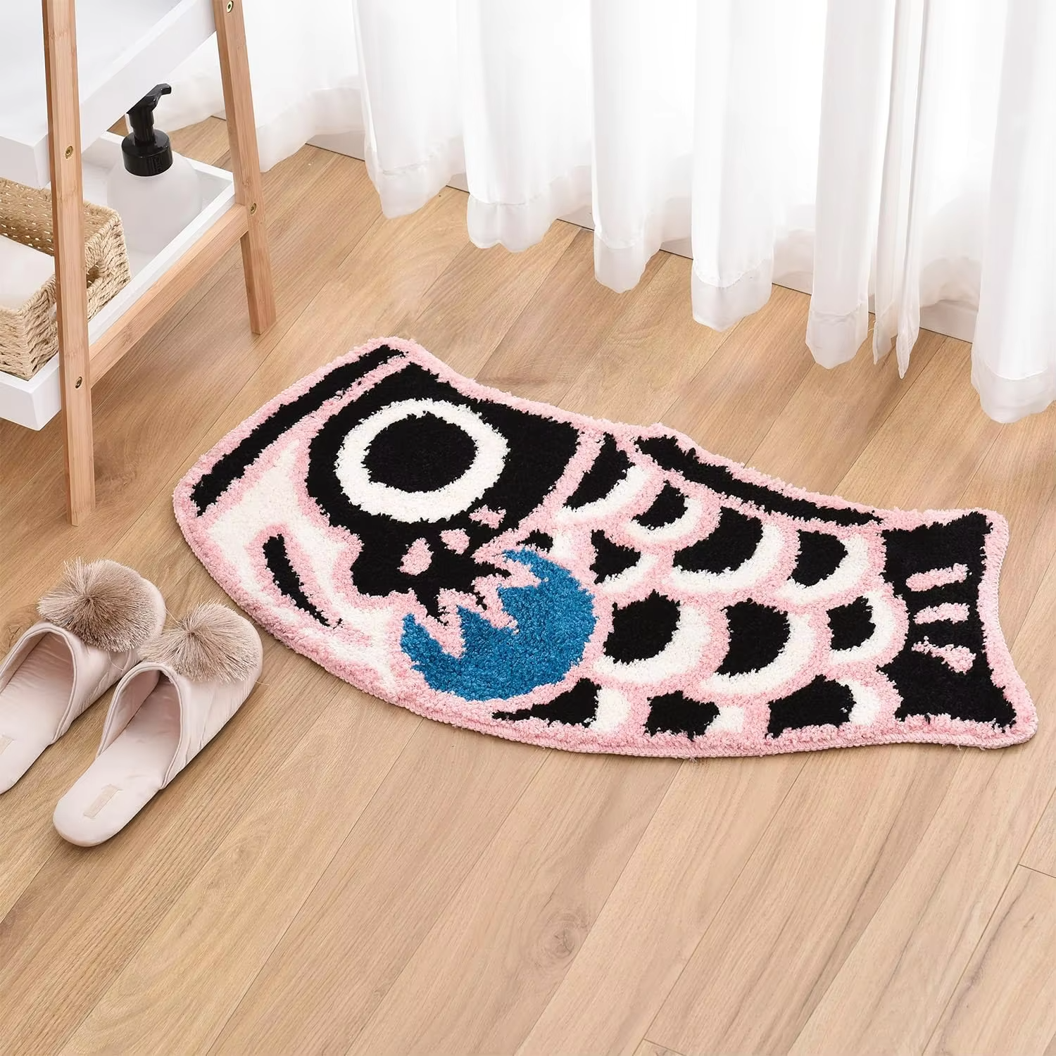 VIKAMA Auspicious Carp Carpet  - Home Goods Bathroom Mats reseña y precio